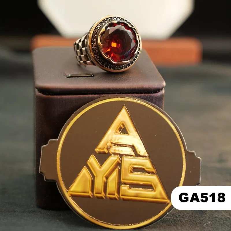 💍 محبس فضة (GA518) - Silver Ring