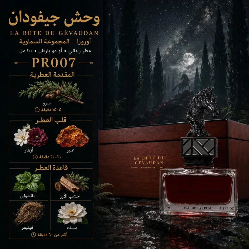 (PR007) - عطر LA BÊTE DU GÉVAUDAN أورورا