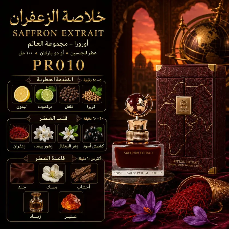 (PR010) - عطر خلاصة الزعفران (SAFFRON EXTRAIT) أورورا