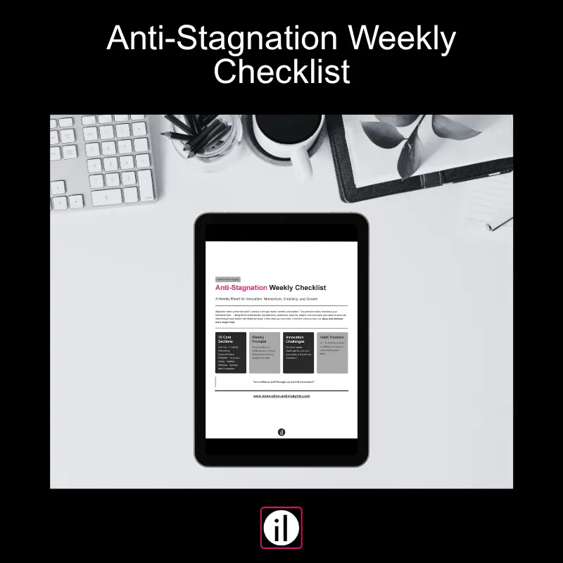 Anti-Stagnation Weekly Checklist