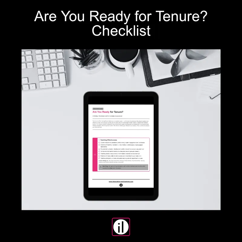 Are You Ready for Tenure? Checklist