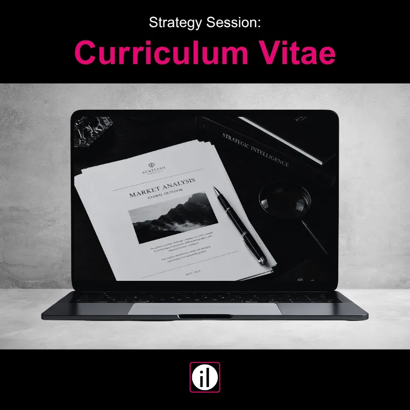 Strategy Session: Curriculum Vitae