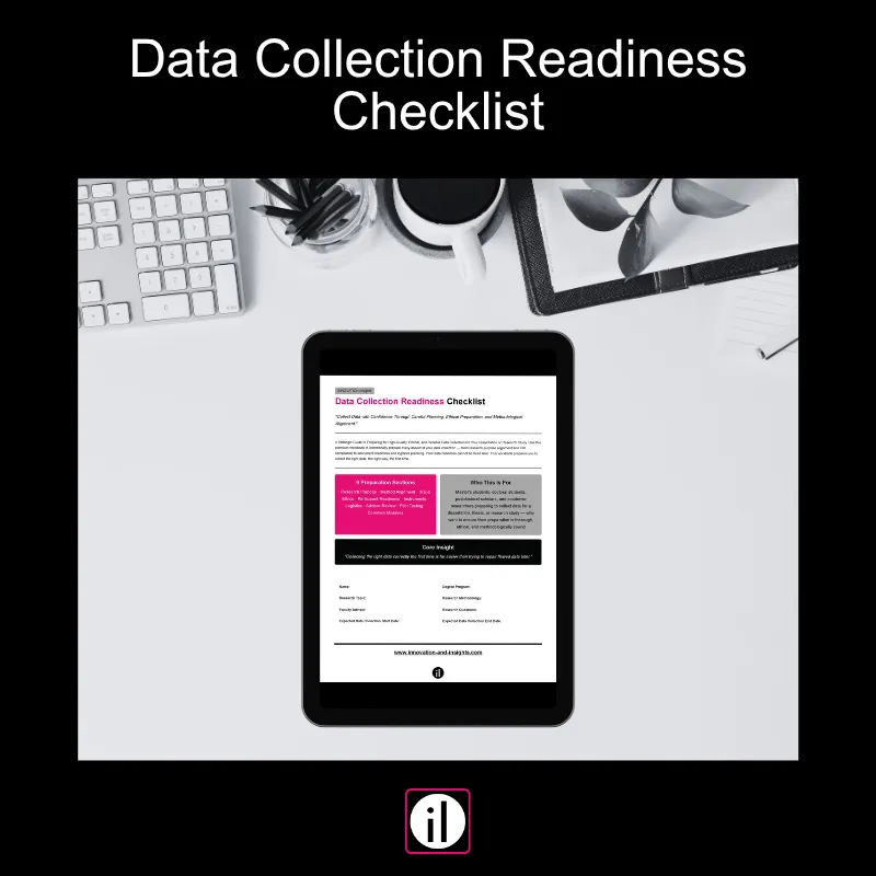 Data Collection Readiness Checklist