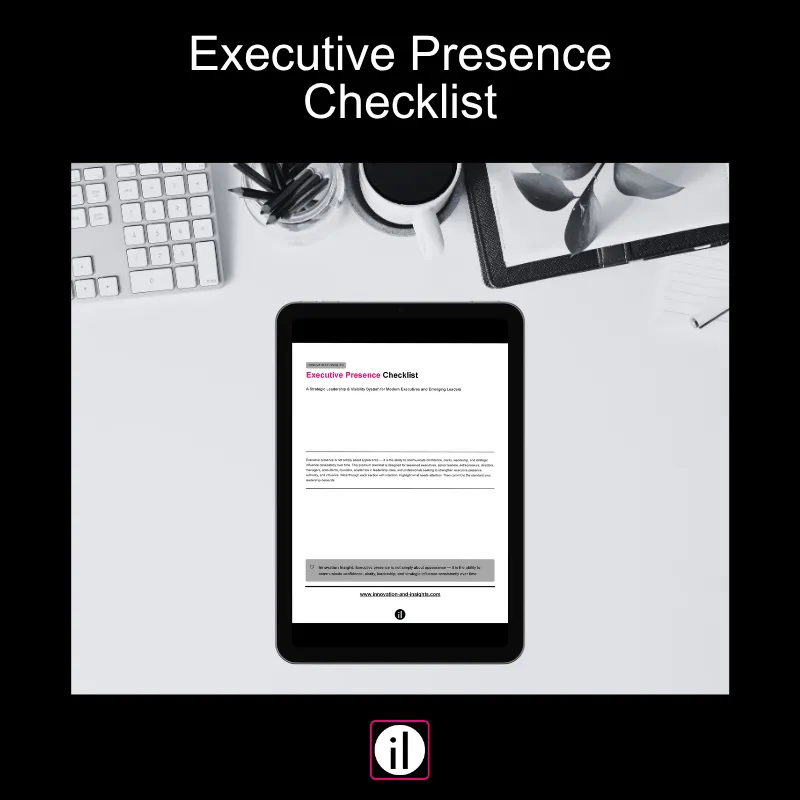Executive Presence Checklist