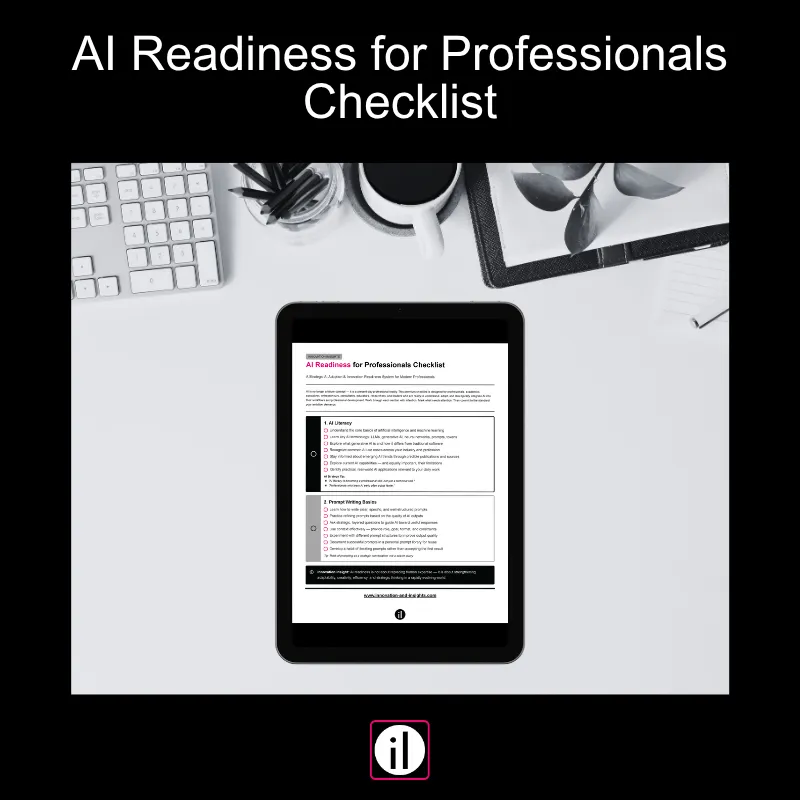 AI Readiness for Professionals Checklist