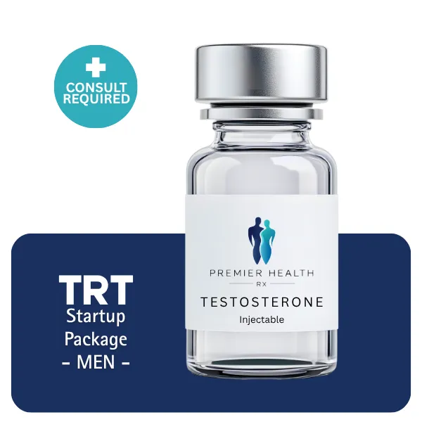 TRT Men's Package Startup 60 days (Consult, Labs, Cypionate 200mg/mL 10mL + Anastrozole 24×1mg)