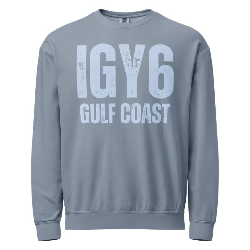 Garment-Dyed Crewneck Sweatshirt | Blue Jean
