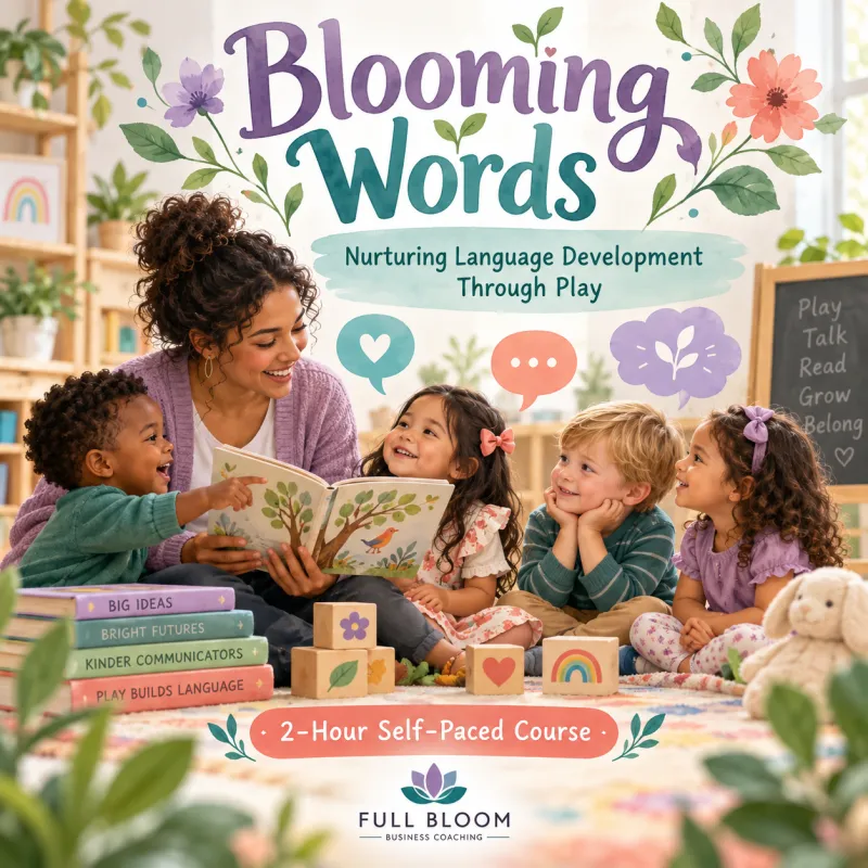 Blooming Words: Nurturing Language Development Through Play