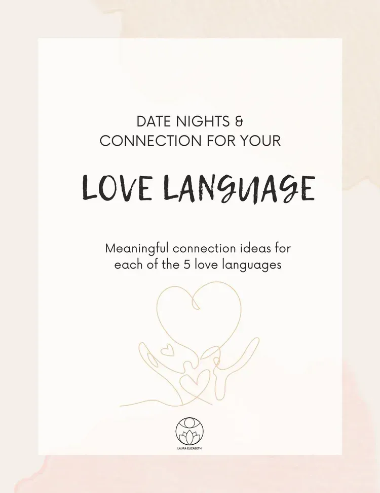 Love Language Date Nights Booklet