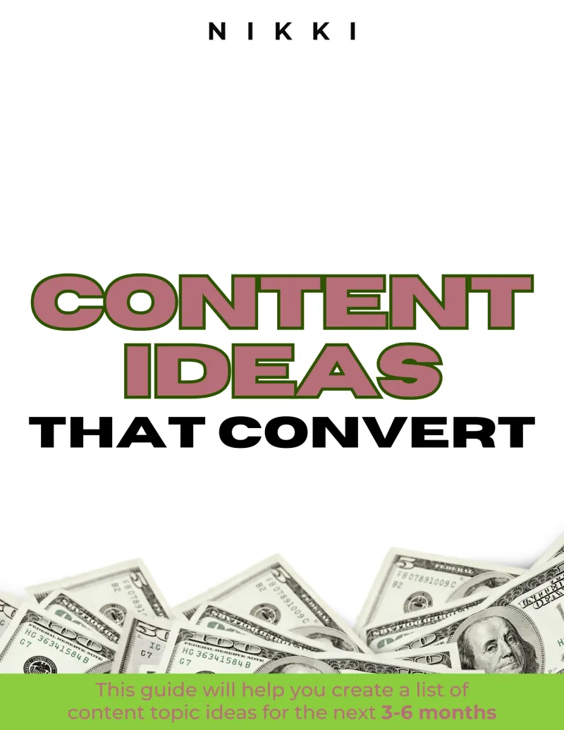 Copy of Content Ideas That Convert