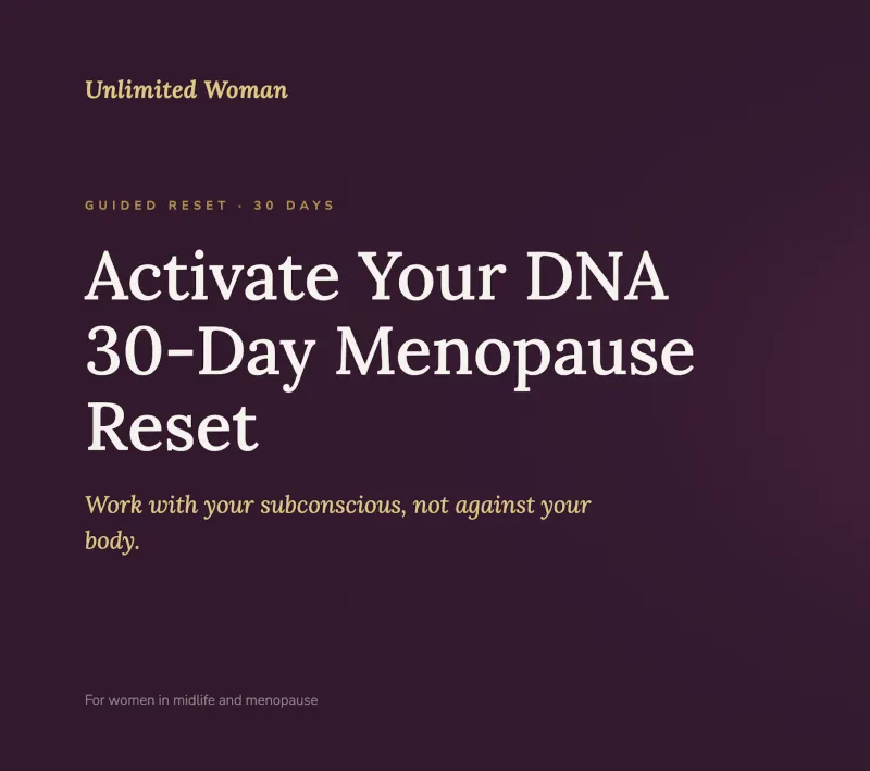 Activate Your DNA 30-Day Menopause Reset