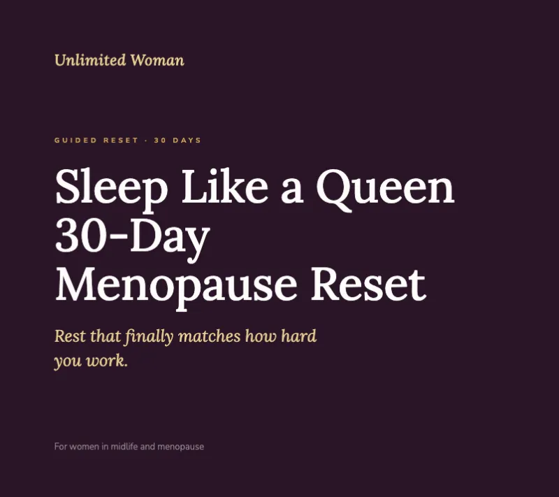 Sleep Like a Queen 30-Day Menopause Reset