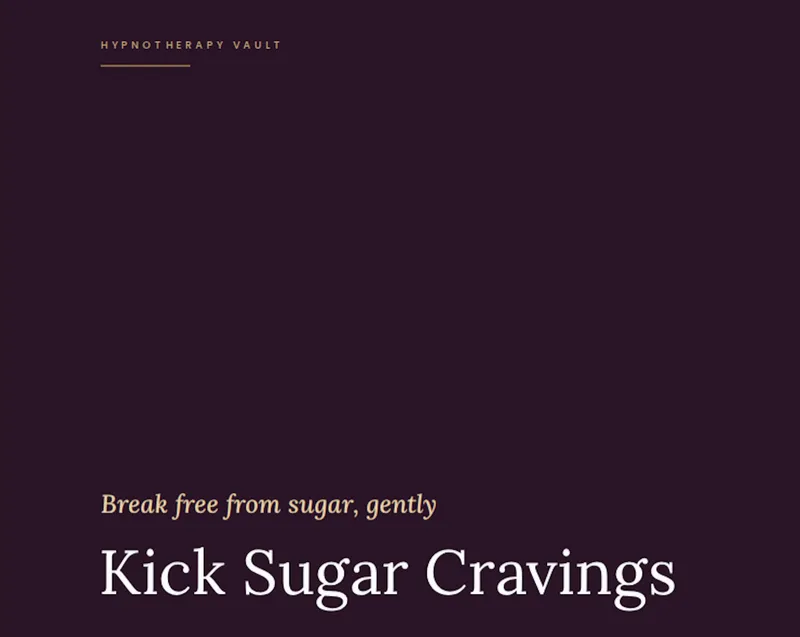 Vault Audio - Kick Sugar Cravings