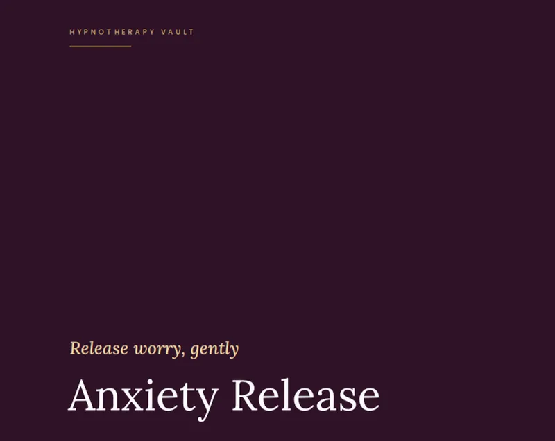 Vault Audio - Anxiety Release