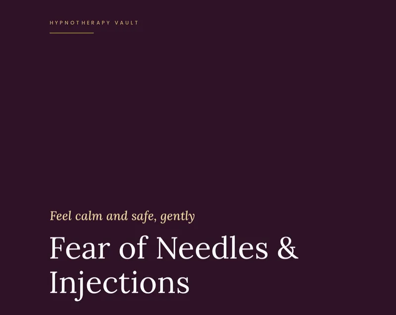 Vault Audio - Fear of Needles & Injections