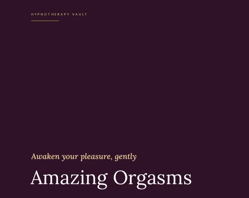 Vault Audio - Amazing Orgasms