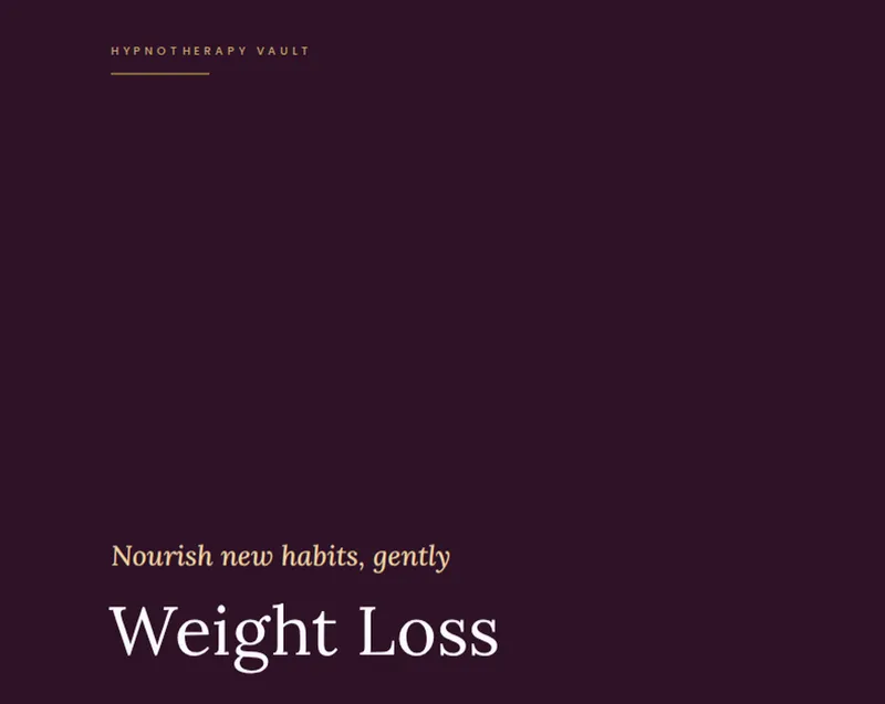 Vault Audio - Weight Loss
