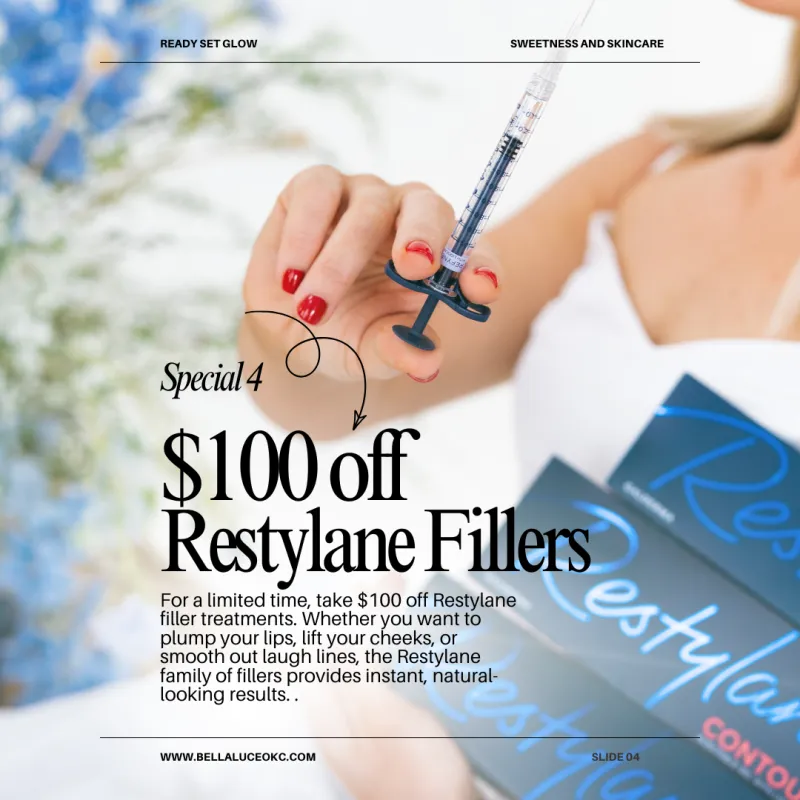 $100 OFF Restylane Filler