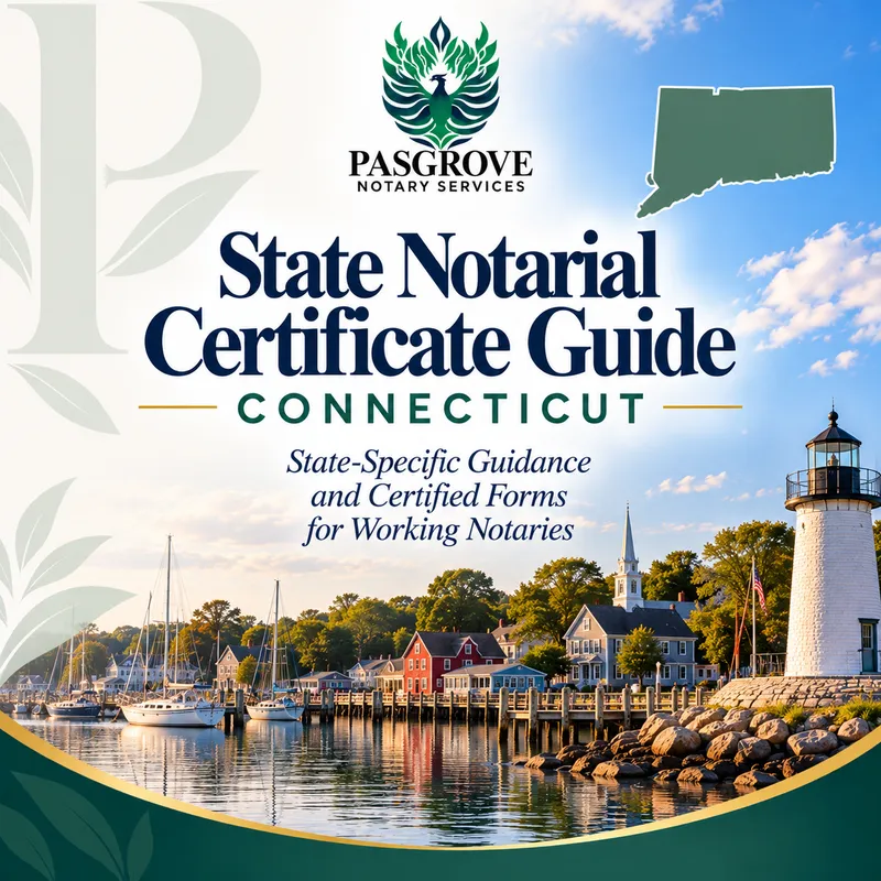 Connecticut State Notarial Certificate Guide 
