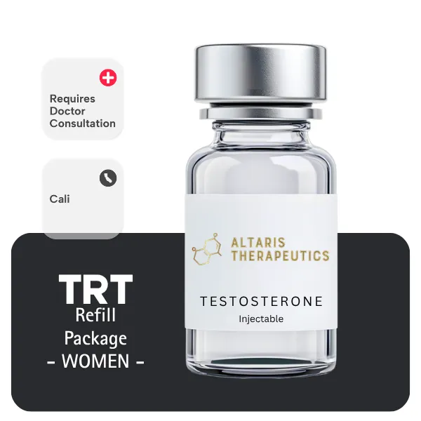 TRT CALI Women's Refill Package (Cypionate 200mg/mL 10mL)
