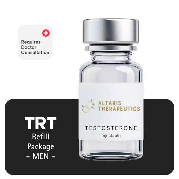 TRT Men's Refill Only Package 60 days (Cypionate 200mg/mL 10mL + Anastrozole 24×1mg)