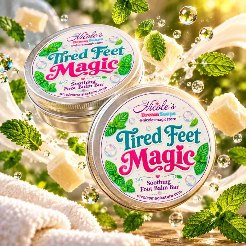 Tired Feet Magic | Cooling & Hydrating Foot Balm Bar