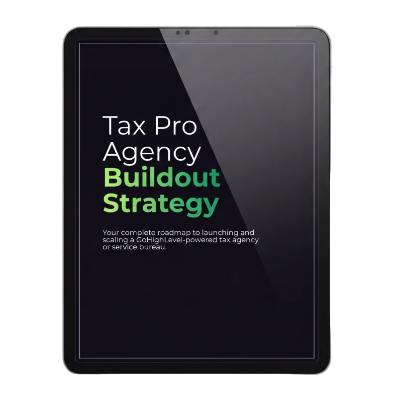 Tax Pro Agency Buildout Strategy