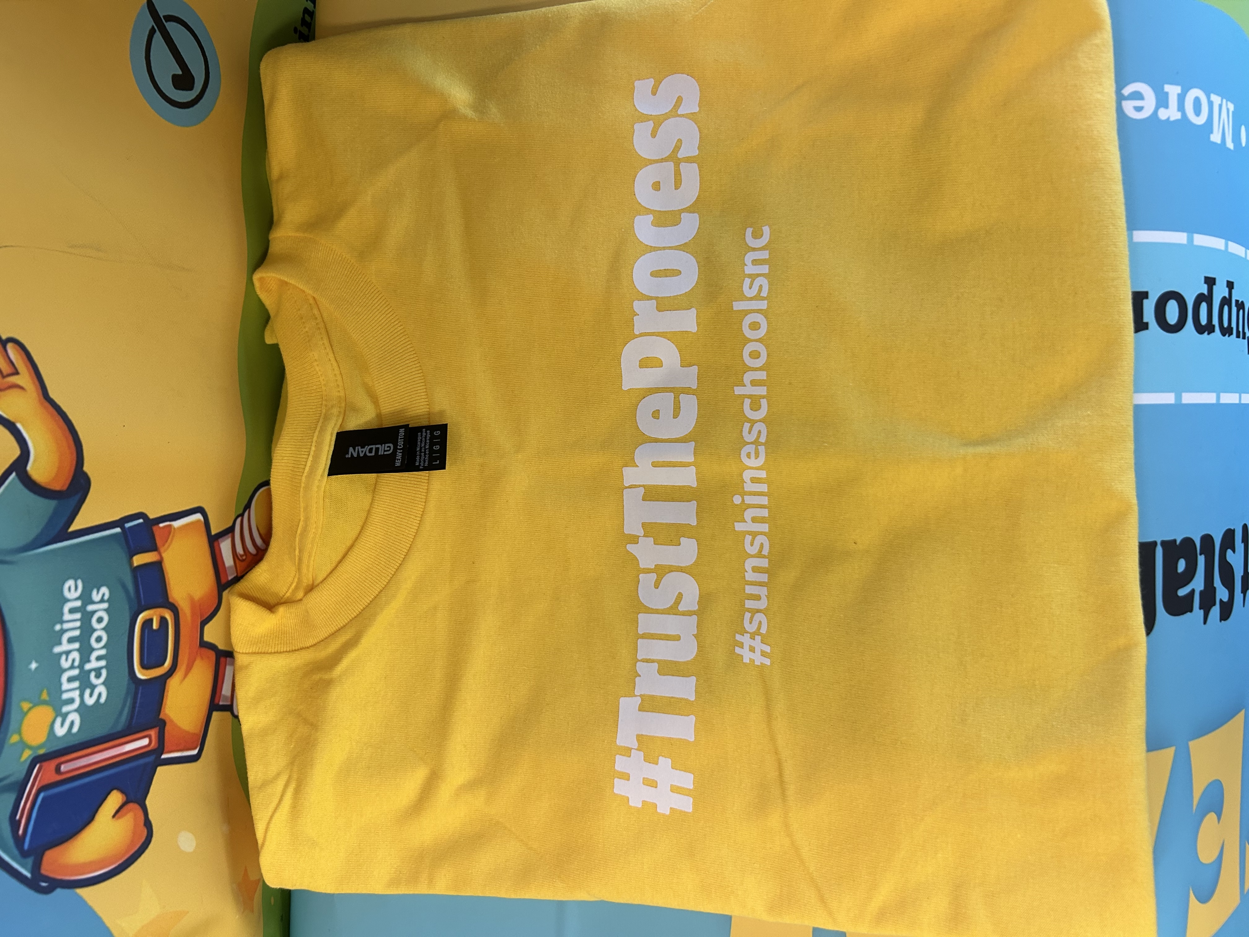 Trust the Process Shirt - Front and Back Design