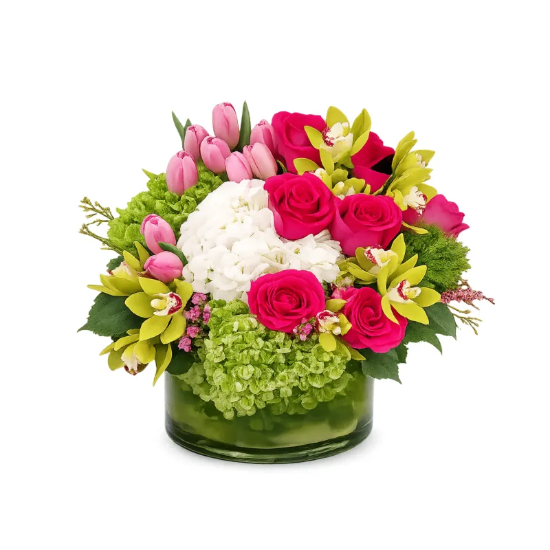 Vibrant Orchid Garden Luxe