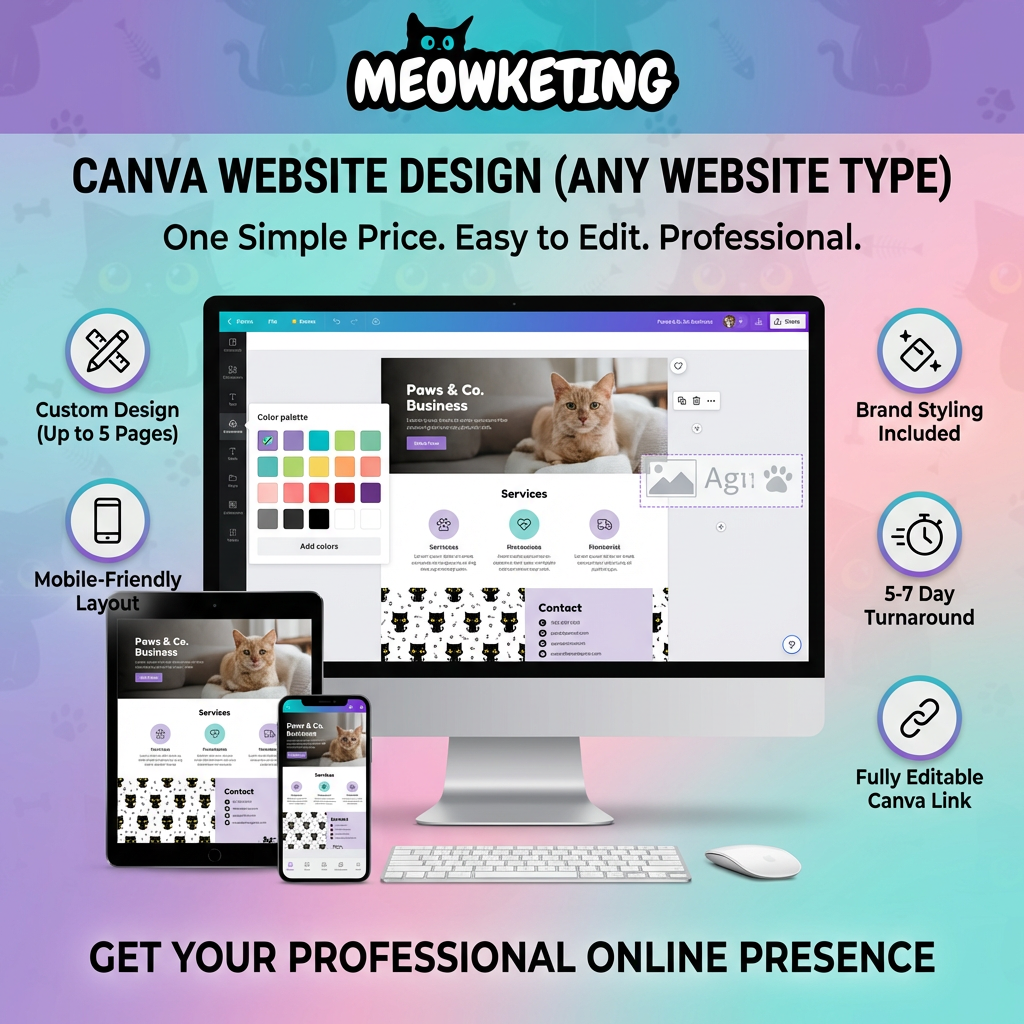 Full Business Canva Website Design