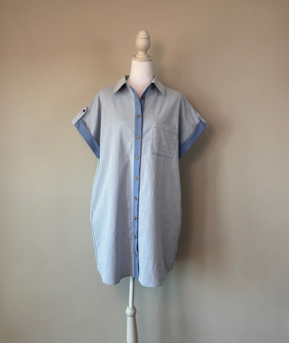 Juliette Blue Mini Dress