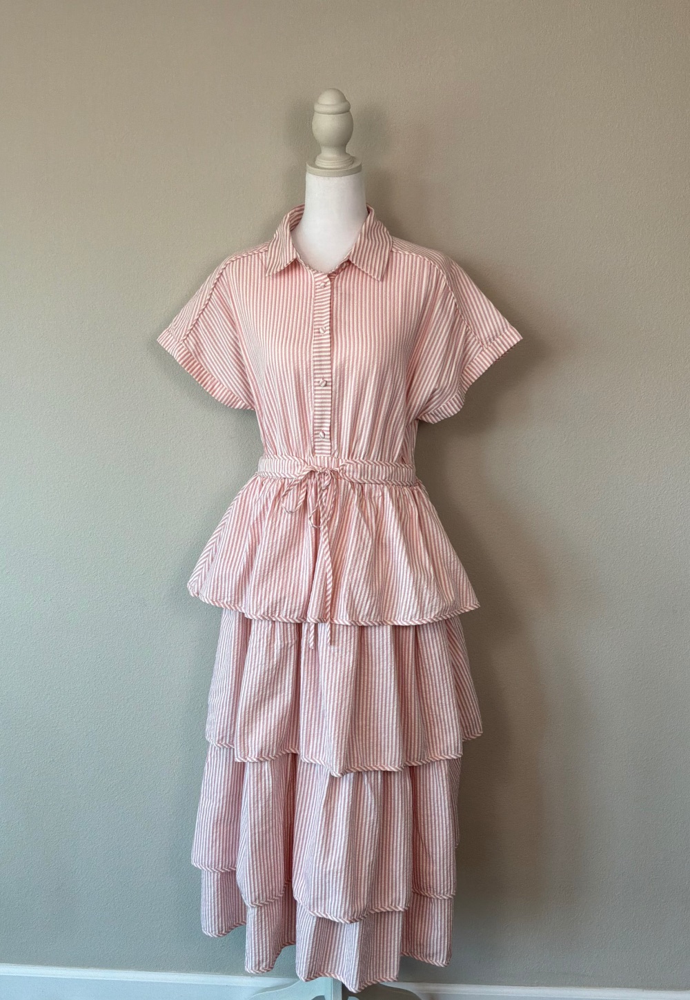 Gigi Pink Midi Dress