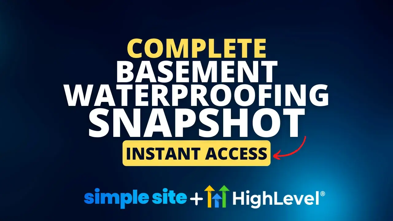 Basement Waterproofing Snapshot