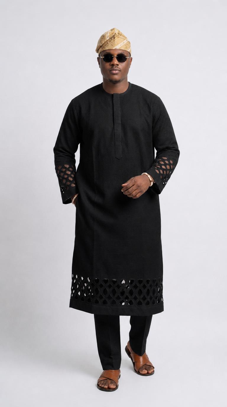 Men's Agbada Suit Set | Premium African Grand Outfit