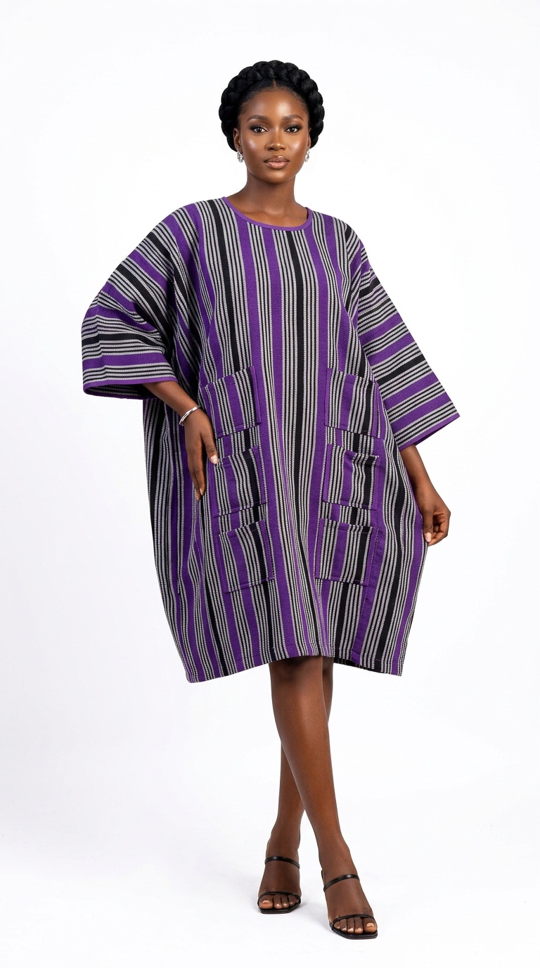 Urban-Elite Elegant Aso-Oke dress | African Print Aso-Oke dress Co-ord