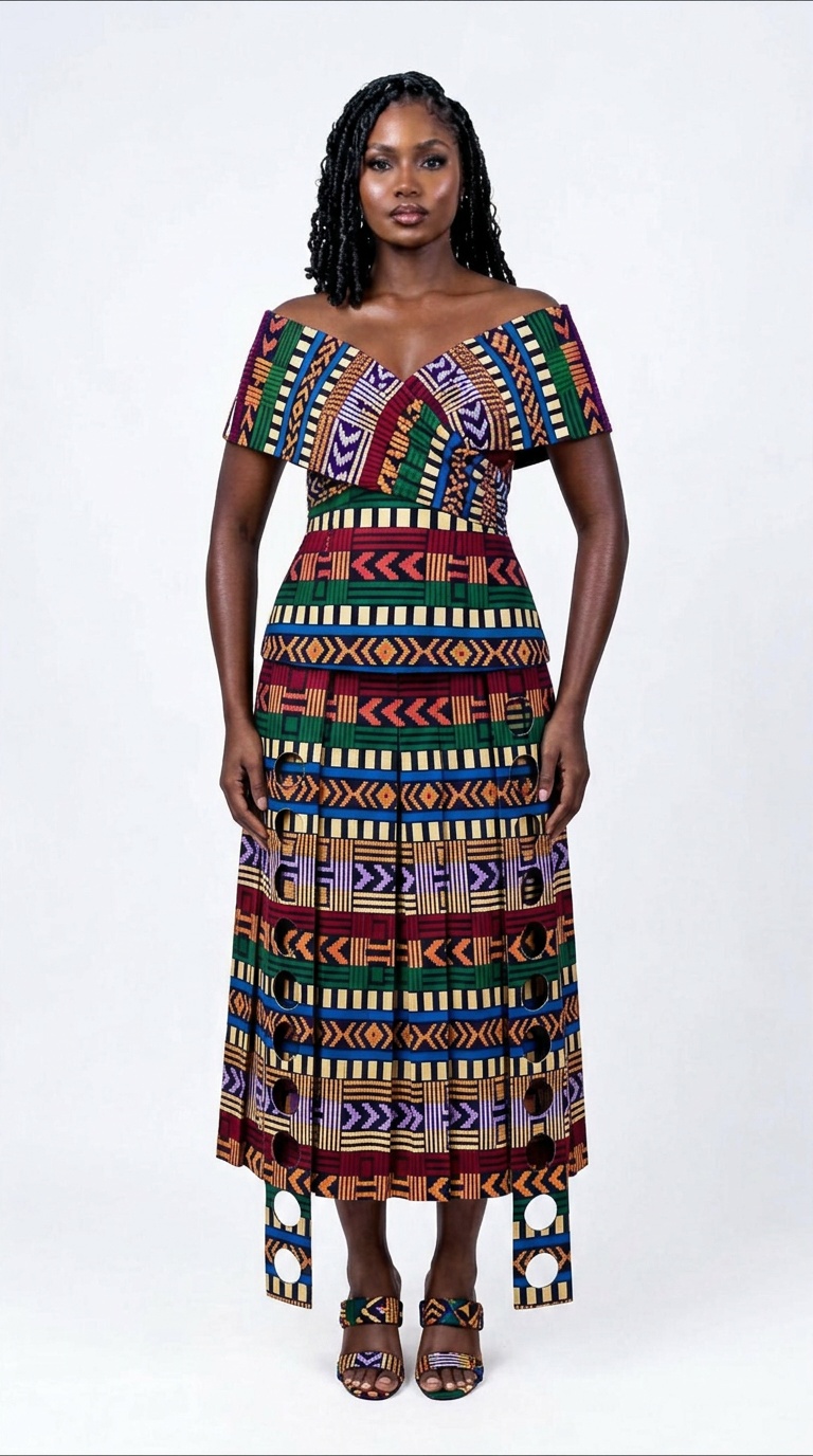 African Handwoven dress Set – Urban Women's Akwete dress| ApekeUrban