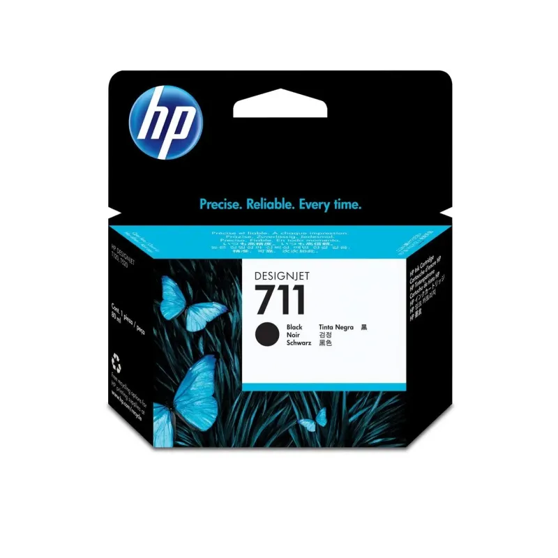 HP 711 Black 80ml Ink Cartridge - CZ133A