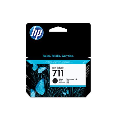 HP 711 Black 38ml Ink Cartridge - CZ129A