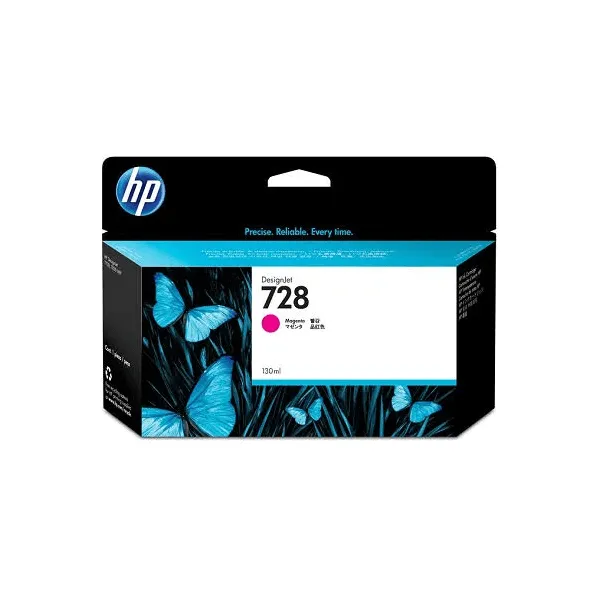 HP 728 130ml Magenta DesignJet Ink Cartridge – F9J66A