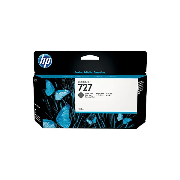 HP 727 130ml Matte Black Ink Cartridge – B3P22A