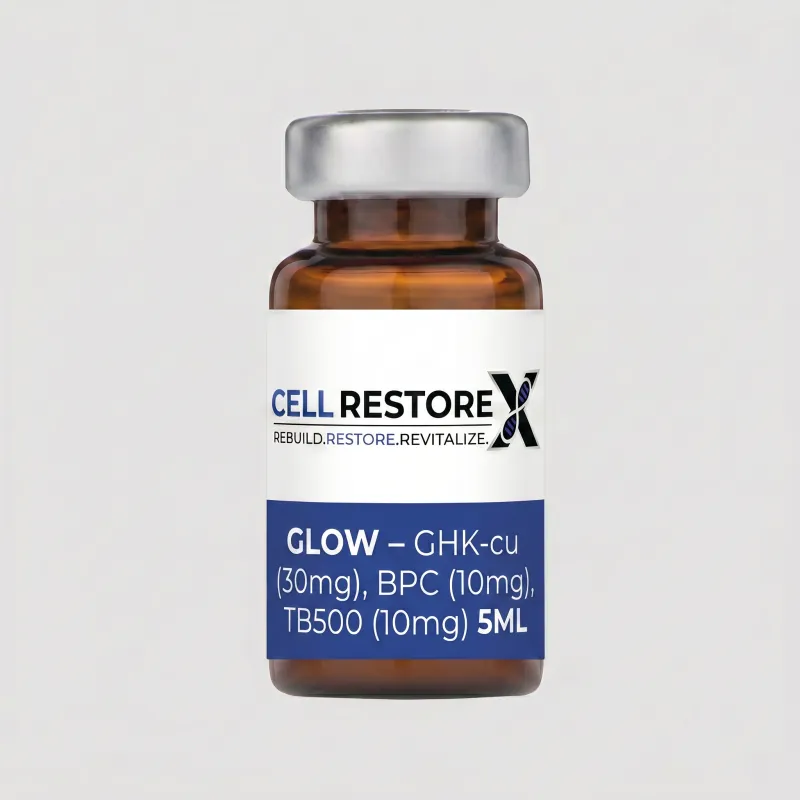 GLOW GHK-Cu 30mg, BPC 10mg, TB500 10mg - 5ml