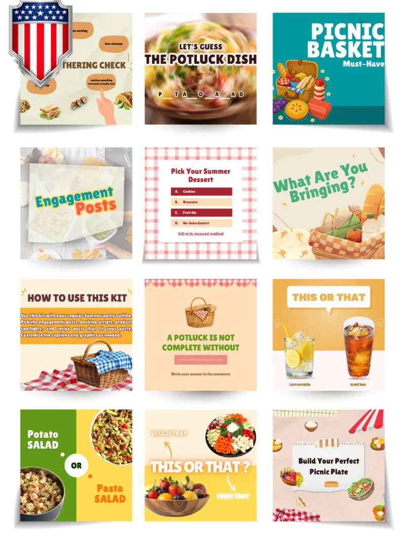 US Picnic & Potluck Favorites Add-On Kit
