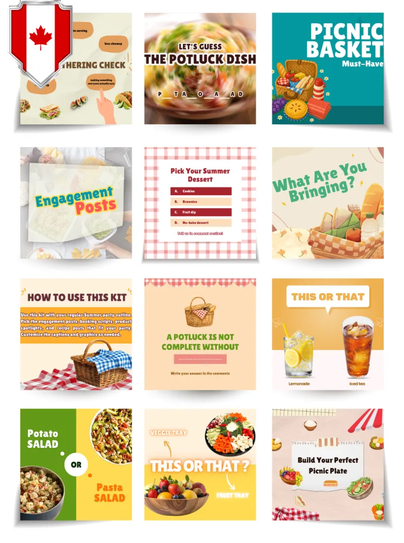 CA Picnic & Potluck Favorites Add-On Kit