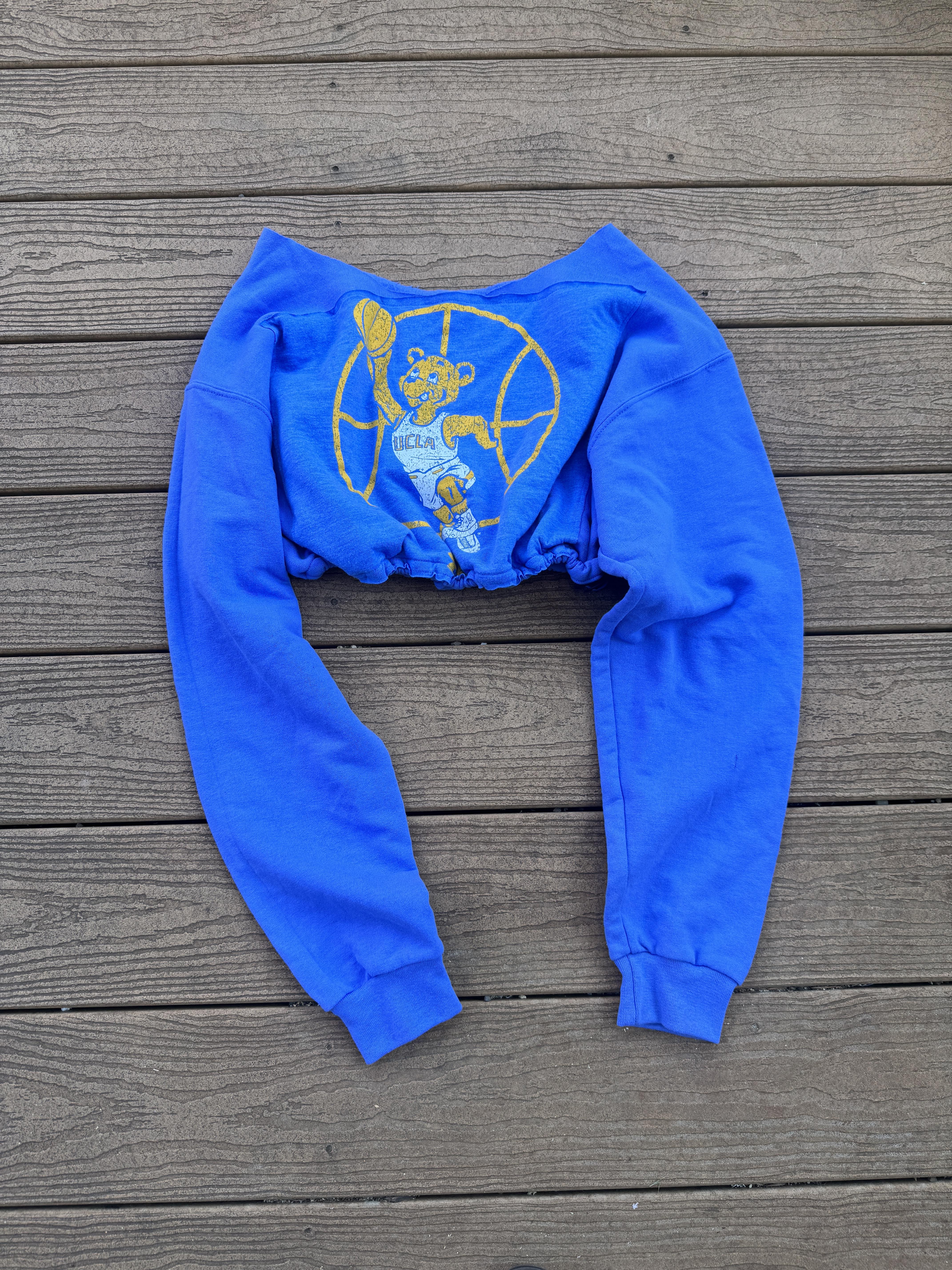  UCLA Bruins Crop Blue Sweatshirt Vintage small