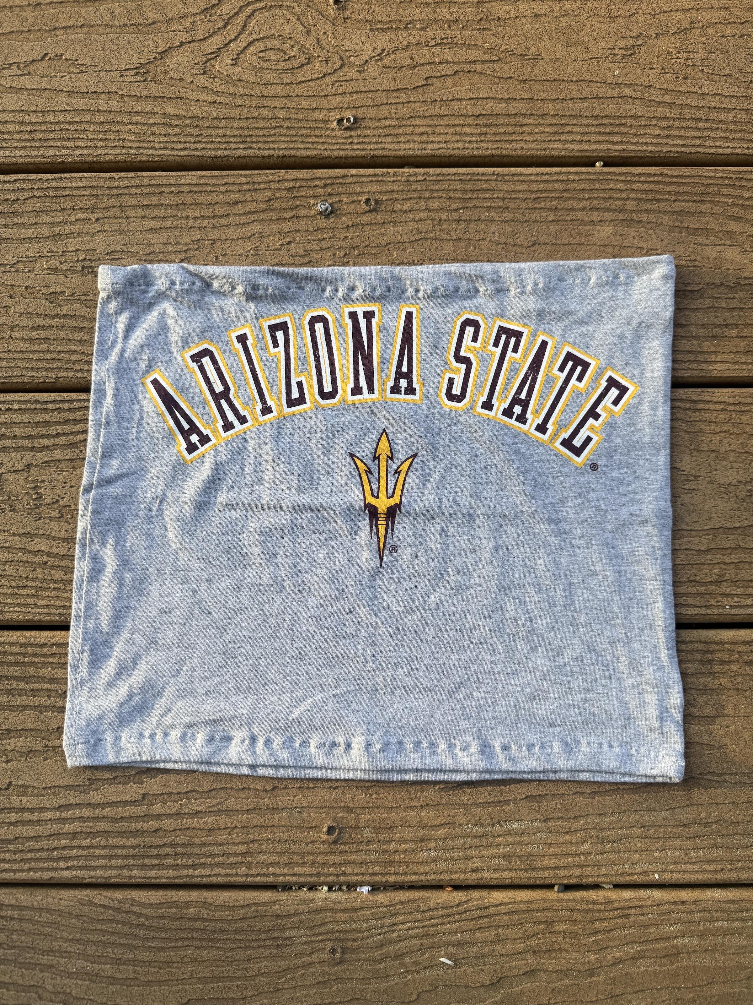 Arizona State Vintage Reworked Gray Tube Top One Size 