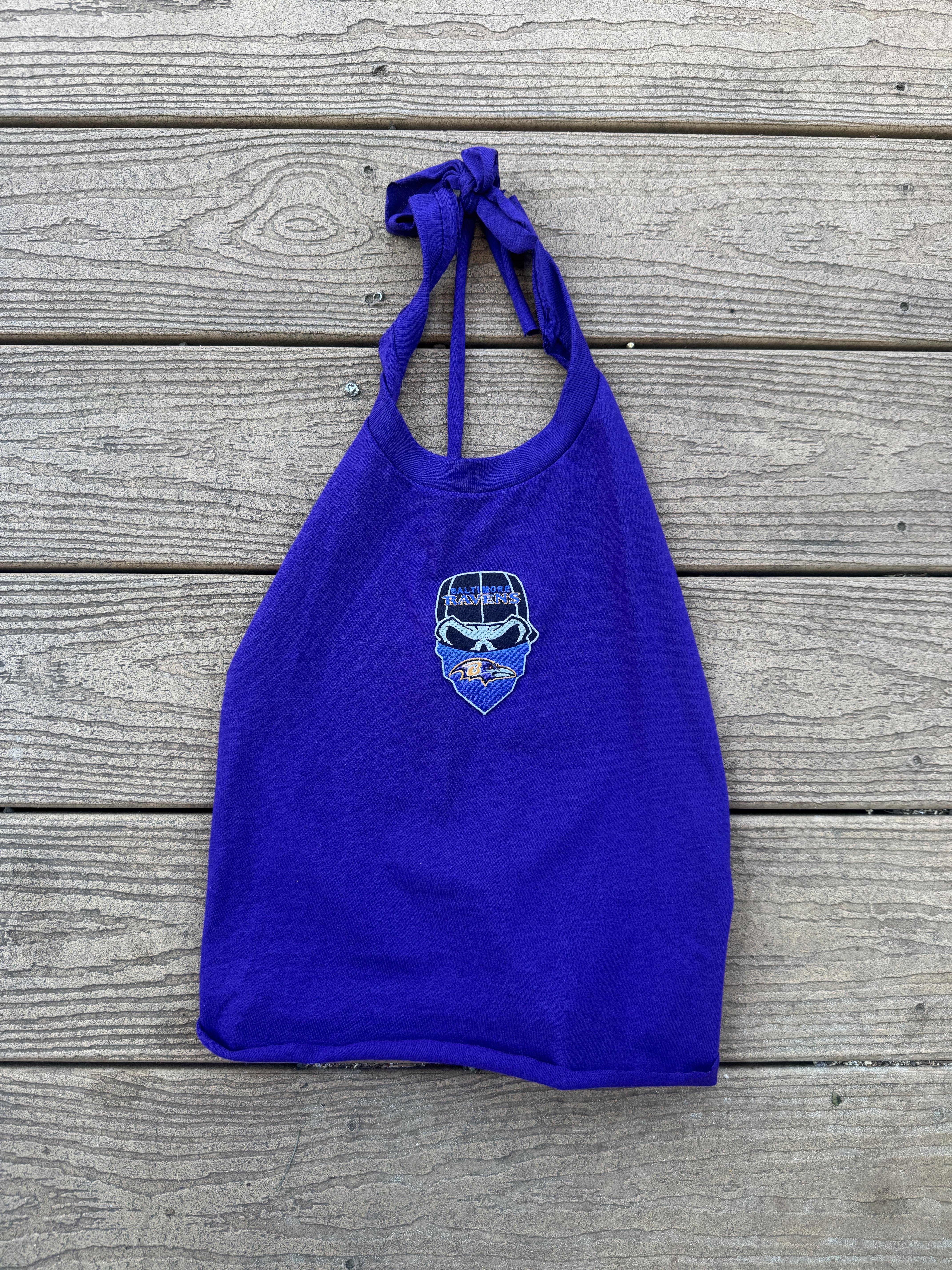Baltimore Ravens  Vintage Reworked Halter Top One Size
