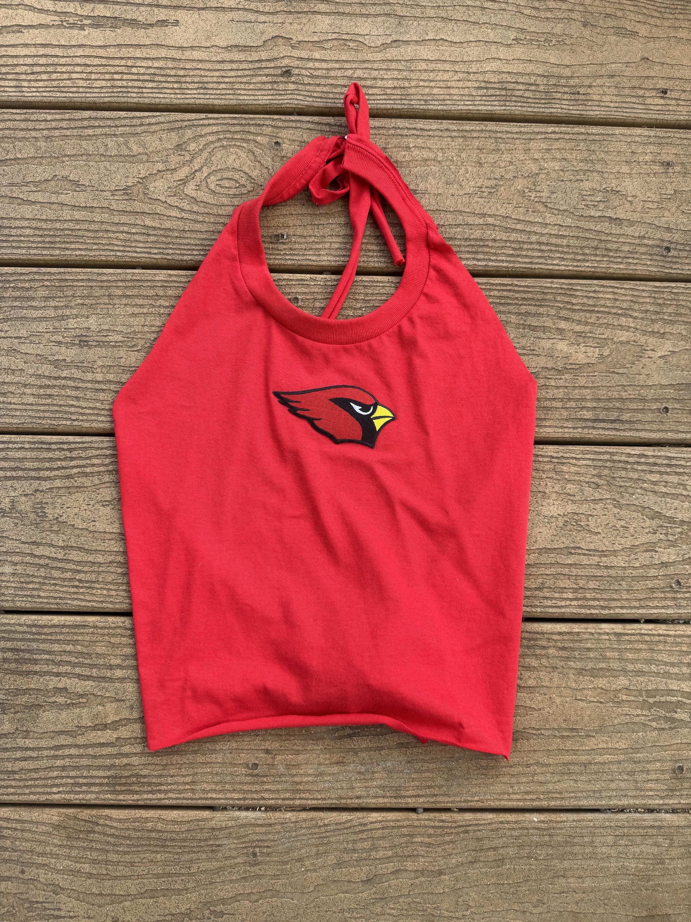 Arizona Cardinals Vintage Reworked Halter Top One Size