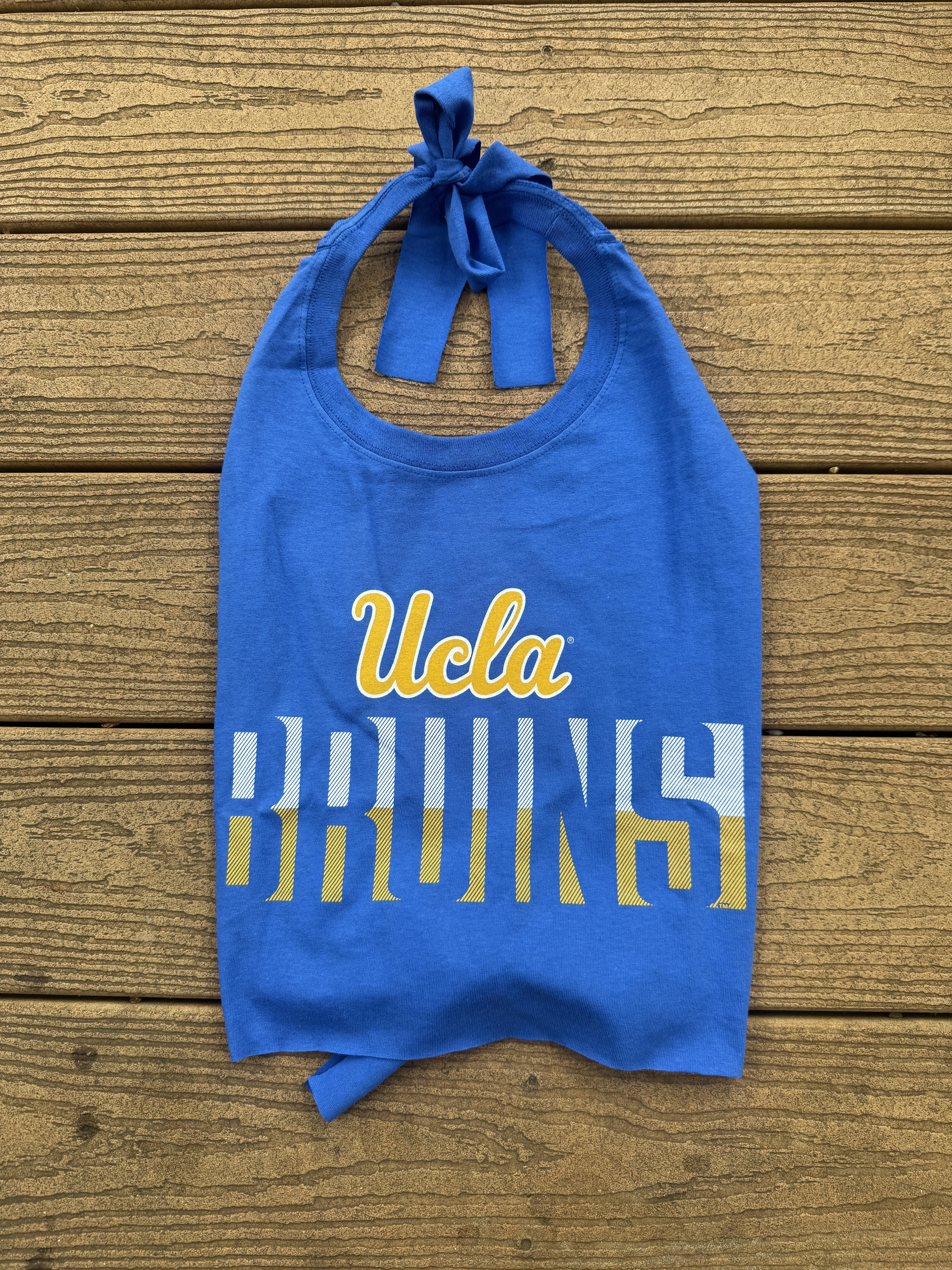  UCLA Bruins Reworked halter top  blue one size