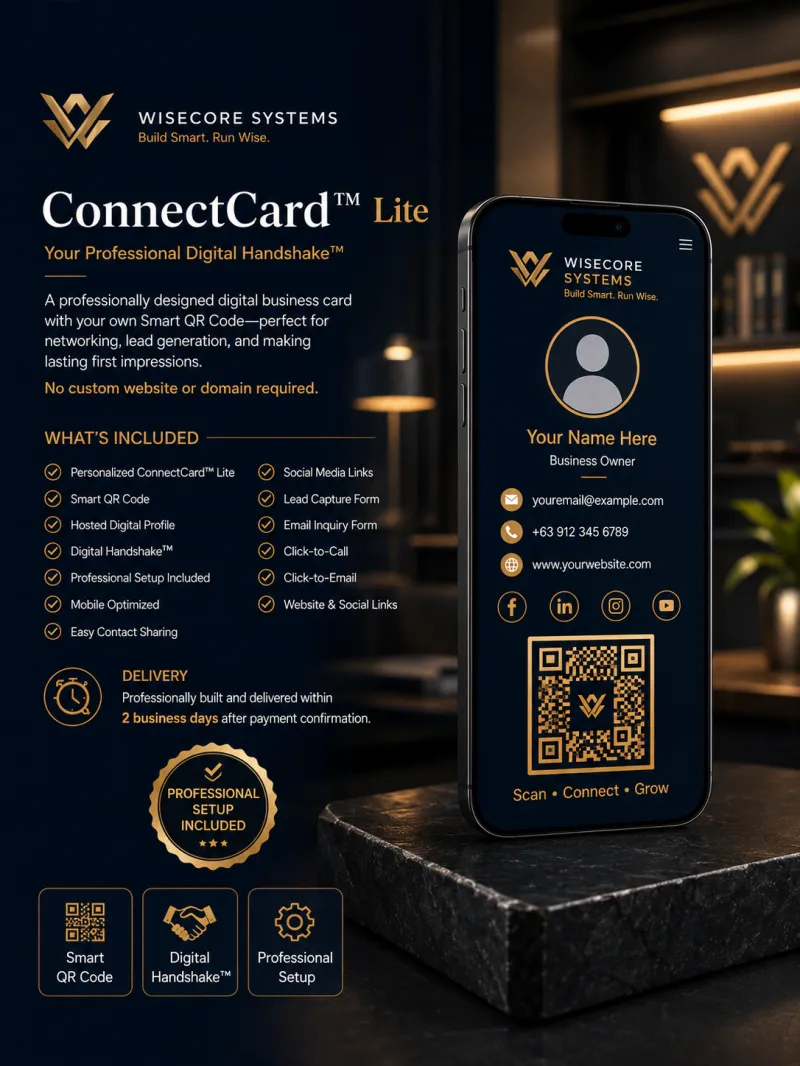 ConnectCard™ Lite Founder's Launch Offer