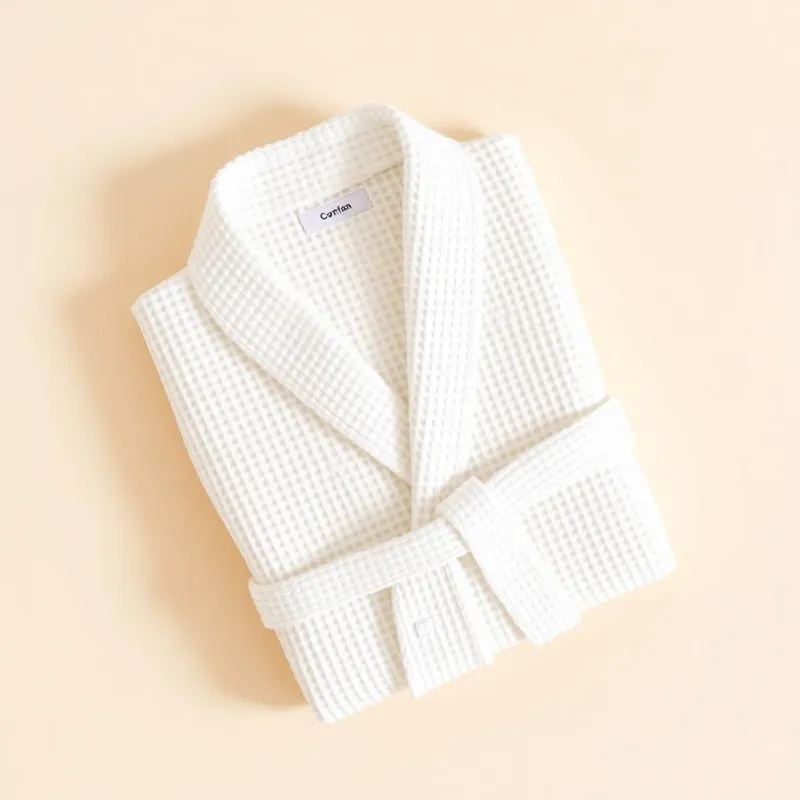 Waffle Weave Cotton Robe